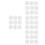120Pcs White Blank Wall Plates Durable Flame-Retardant Outlet Covers 8