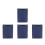 4Pcs Dark Blue Portable Clipboards for Office Students Writing Boards 3