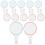 36Pcs Handheld Dry Erase Boards Assorted Color Foam Small Whiteboards 2