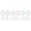 36Pcs Handheld Dry Erase Boards Assorted Color Foam Small Whiteboards 6