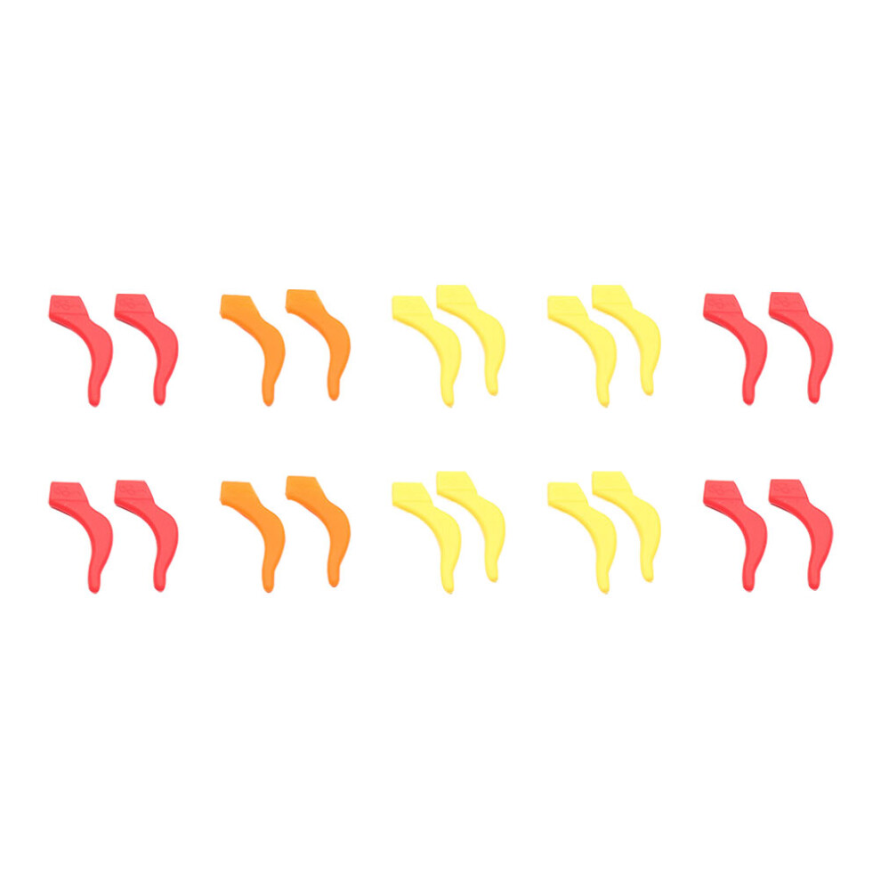 Artibetter 48Pcs Silicone Glasses Hooks Assorted Colors Durable Eyewear Retainers