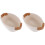 2Pcs Small White Woven Rope Baskets for Bathroom and Nursery Storage 4