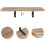 2Sets Wall Floating Shelves Solid Wood and Iron Storage Rack Khaki 11