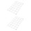 2Pcs Coffee Capsule Storage Holder Clear Acrylic Pod Rack for Kitchen 7