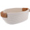 2Pcs Small White Woven Rope Baskets for Bathroom and Nursery Storage 3