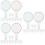 36Pcs Handheld Dry Erase Boards Assorted Color Foam Small Whiteboards 9