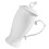 4Pcs Elegant White Ceramic Espresso Cups Multipurpose Coffee Mugs 3
