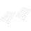 2Pcs Coffee Capsule Storage Holder Clear Acrylic Pod Rack for Kitchen 6