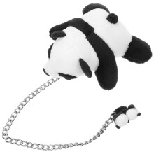 2Pcs Cartoon Panda Shoe Detachable Metal Chain for Shoes