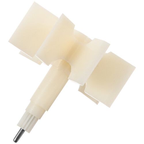 2Pcs Durable Plastic Pump Impeller for Utility Water Pump Replacement