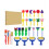 58Pièces Kit Peinture Éponge Pour Enfants Amusants 1
