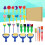 58Pièces Kit Peinture Éponge Pour Enfants Amusants 11