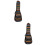 2Pcs Multi Color Ukulele Shoulder Bags with Versatile Storage Pouch 7