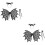 2Sets Durable Black Felt Halloween Wing Prop Set for Cosplay and Party 7