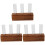 3Sets Pflanzenterrarium Rohre Mit Für 4