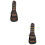 2Pcs Multi Color Ukulele Shoulder Bags with Versatile Storage Pouch 6