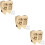 3Sets Kids Teeth Storage Box Light Yellow Wooden Tooth Organizer 9