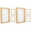 6Pcs Wooden DIY Paper Making Frames Mesh for Crafting Assorted Colors 4