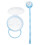 2Sets Durable Blue Baby Pacifier Containers PP Silicone Storage Case 9