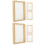 6Pcs Wooden DIY Paper Making Frames Mesh for Crafting Assorted Colors 7