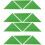 12Pcs Green Plastic Triangle Corner Guards for Foosball Tables 5