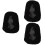 3Pcs Comfortable Black Guitar Covers Dust-Resistant Decorative Covers 6