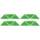 12Pcs Green Plastic Triangle Corner Guards for Foosball Tables 2