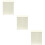 3Pcs White Iron Decorative Wall-Mounted Mailbox Letter Post Box 10