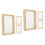 6Pcs Wooden DIY Paper Making Frames Mesh for Crafting Assorted Colors 6