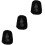 3Pcs Comfortable Black Guitar Covers Dust-Resistant Decorative Covers 5
