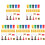 5Sets Mini Road Block Model Plastic Toy Assorted Color for Kids Play 4