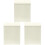 3Pcs White Iron Decorative Wall-Mounted Mailbox Letter Post Box 4