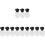 12Sets Compact ABS Pe Storage Bottles for Beads Refill and Sample Use 3