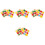 12Pcs Recognition Shape Blocks Educational Toy for Toddlers Assorted 3