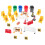 5Sets Mini Road Block Model Plastic Toy Assorted Color for Kids Play 3