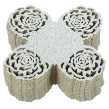 300Pcs Silver Hollow Paper Candy Cups Chocolate Wrappers for Packaging