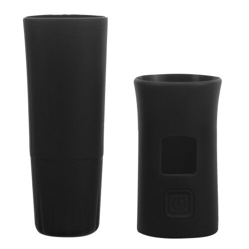 2Sets Silicone Microphone Handle Cover Black for Wireless Mic Use 1