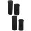 2Sets Silicone Microphone Handle Cover Black for Wireless Mic Use 8