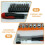 1Set Compact Ratchet Socket Wrench Set Quick-Release Tool Kit for Home 4