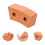 60Pcs Clay Mini Bricks Building Set for DIY Miniature House Decoration 9