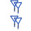 4Pcs Blue Phone Hanging Straps Polyester Cell Phone Lanyards for Neck 5
