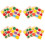 12Pcs Recognition Shape Blocks Educational Toy for Toddlers Assorted 5