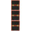 3Pcs Wood Oboe Reed Storage Case Dark Red Durable Holder 8