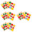 12Pcs Recognition Shape Blocks Educational Toy for Toddlers Assorted 7