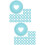 60Pcs Plastic Binding Discs Sky-Blue Round Binder Rings for Planner 5