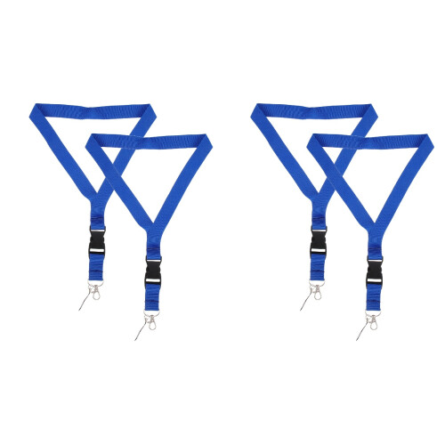4Pcs Blue Phone Hanging Straps Polyester Cell Phone Lanyards for Neck 1