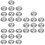 30Pcs Semi-Spherical Bath Bomb Molds Silver Aluminium Alloy Safe Use 7