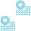 60Pcs Plastic Binding Discs Sky-Blue Round Binder Rings for Planner 9