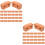 60Pcs Clay Mini Bricks Building Set for DIY Miniature House Decoration 7