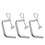 9Pcs Silver Pasta Machine Fixing Clips for Kitchen Handle Tool 1